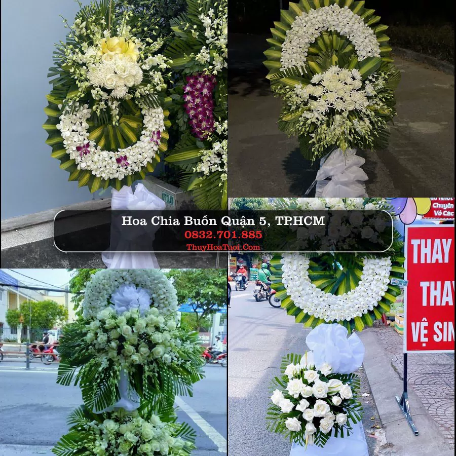 Kệ hoa tang lễ giao tại Quận 5, TP.HCM