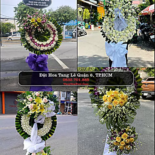 Đặt Vòng Hoa Tang Lễ tại Quận 6, TP.HCM (Cũ)