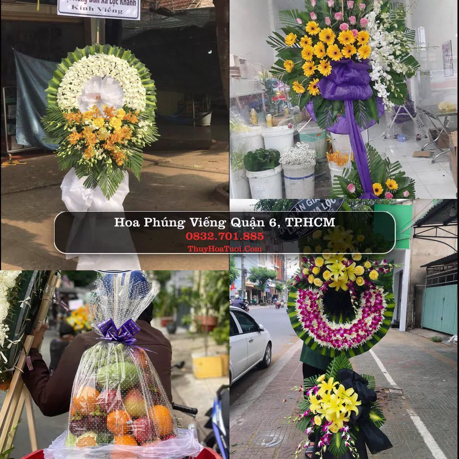 Kệ hoa tang lễ giao tại Quận 6, TP.HCM
