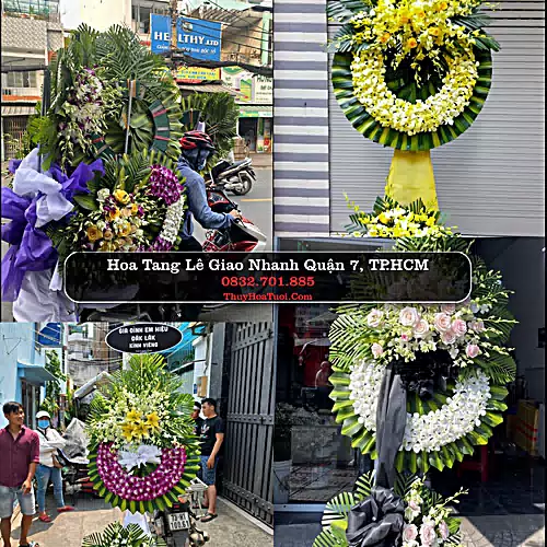 Đặt Hoa Chia Buồn tại Quận 7, TP.HCM (Cũ)