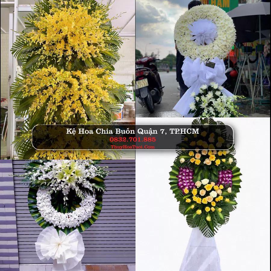 Kệ hoa tang lễ giao tại Quận 7, TP.HCM