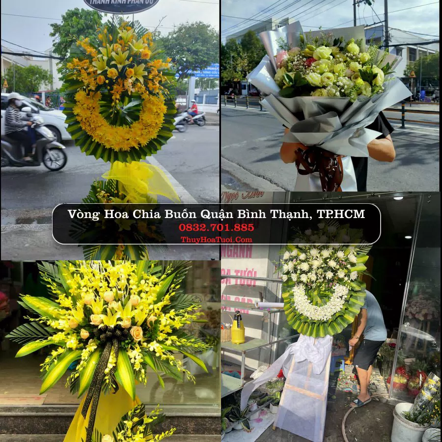 Đặt Hoa Đám Tang tại Quận Bình Thạnh, TP.HCM (Cũ)