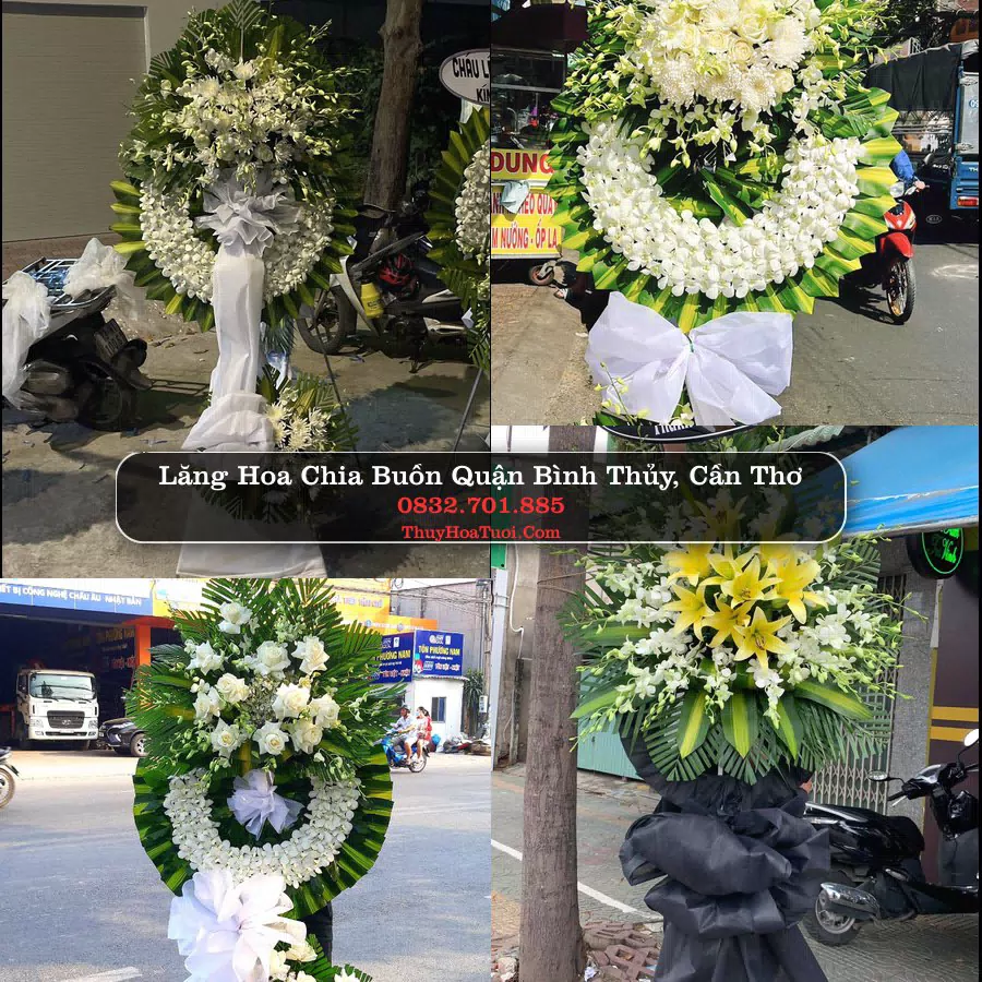 Đặt Vòng Hoa Tang Lễ tại Quận Bình Thủy, Cần Thơ (Cũ)