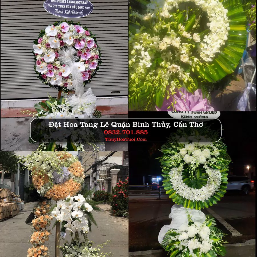 Vòng hoa chia buồn Quận Bình Thủy - ThuyHoaTuoi.Com