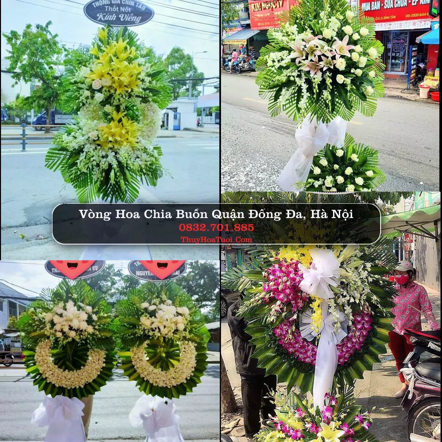 Vòng hoa chia buồn Quận Đống Đa, Hà Nội - ThuyHoaTuoi.Com