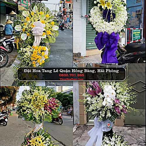 Vòng Hoa Chia Buồn tại Quận Hồng Bàng, Hải Phòng (Cũ)