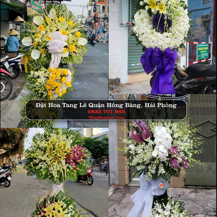 Vòng Hoa Chia Buồn tại Quận Hồng Bàng, Hải Phòng (Cũ)