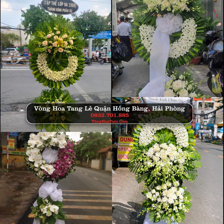 Kệ hoa tang lễ giao tại Quận Hồng Bàng, Hải Phòng