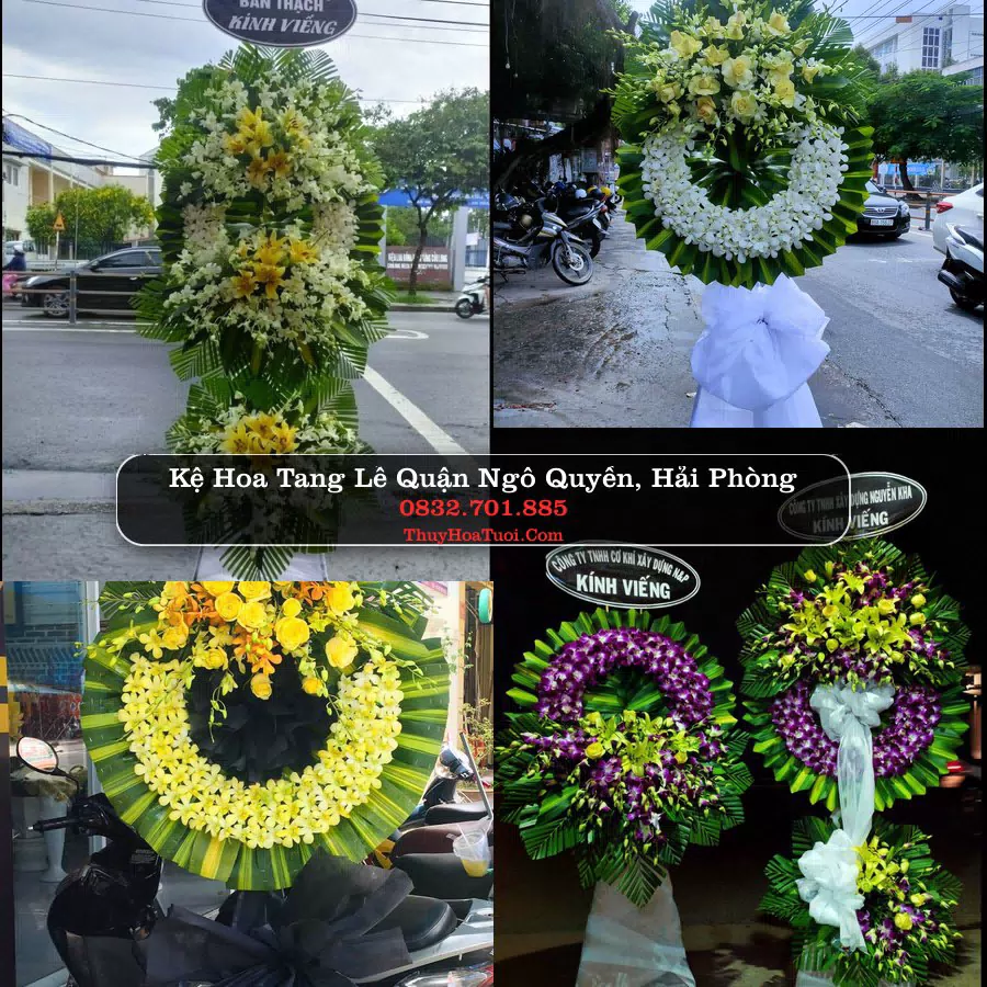 Kệ hoa tang lễ giao tại Quận Ngô Quyền, Hải Phòng