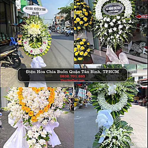 Đặt Vòng Hoa Chia Buồn tại Quận Tân Bình, TP.HCM (Cũ)