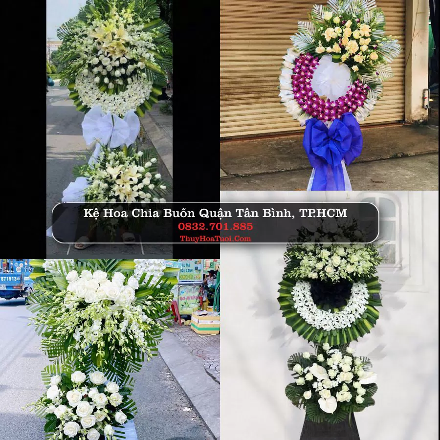 Vòng hoa chia buồn Quận Tân Bình - ThuyHoaTuoi.Com