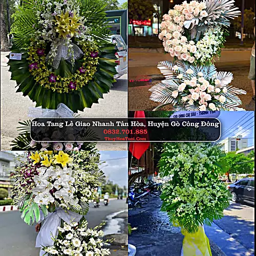 Đặt Hoa Tang Lễ tại Tân Hòa, Gò Công Đông, Tiền Giang (Cũ)