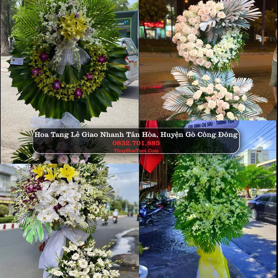 Đặt Hoa Tang Lễ tại Tân Hòa, Gò Công Đông, Tiền Giang (Cũ)