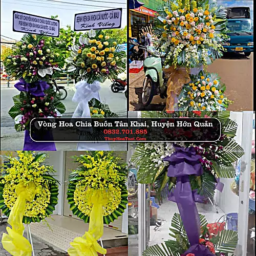 Đặt Vòng Hoa Tang Lễ tại Tân Khai, Hớn Quản, Bình Phước (Cũ)