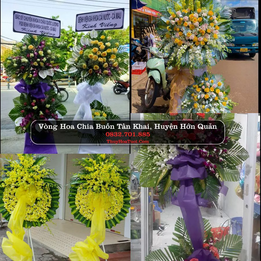 Đặt Vòng Hoa Tang Lễ tại Tân Khai, Hớn Quản, Bình Phước (Cũ)
