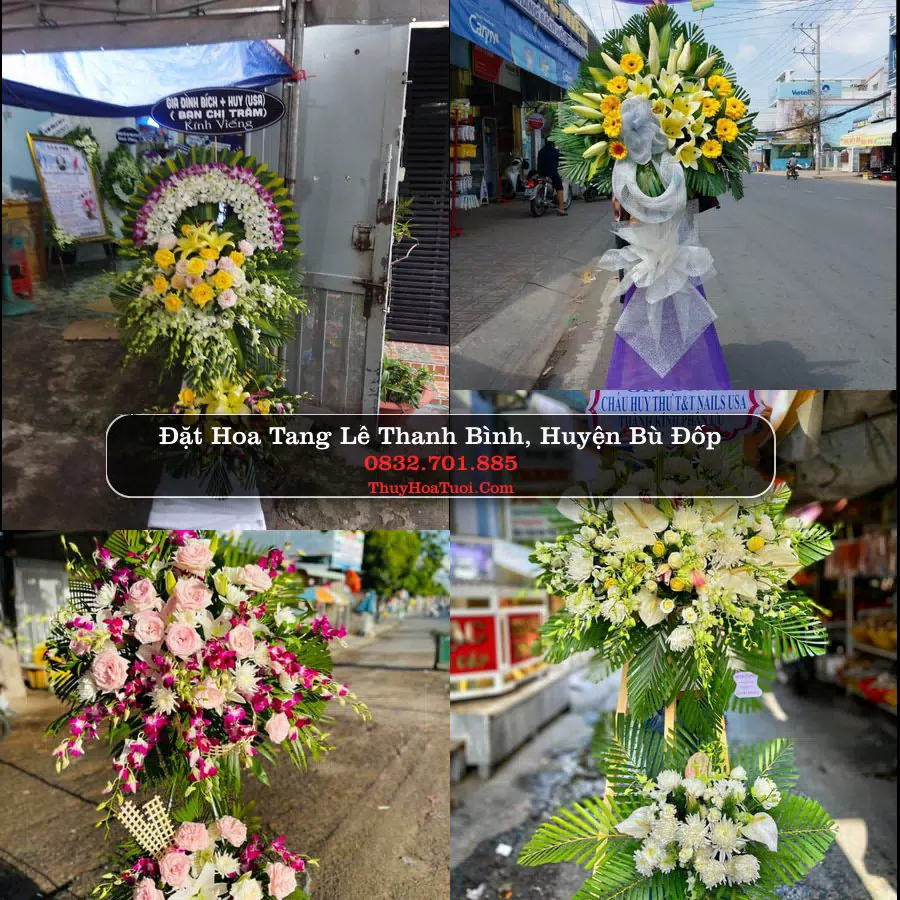 Đặt Hoa Chia Buồn tại Thanh Bình, Bù Đốp, Bình Phước (Cũ)