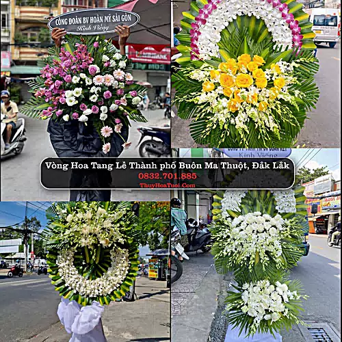 Đặt Hoa Chia Buồn tại Thành phố Buôn Ma Thuột, Đắk Lắk (Cũ)