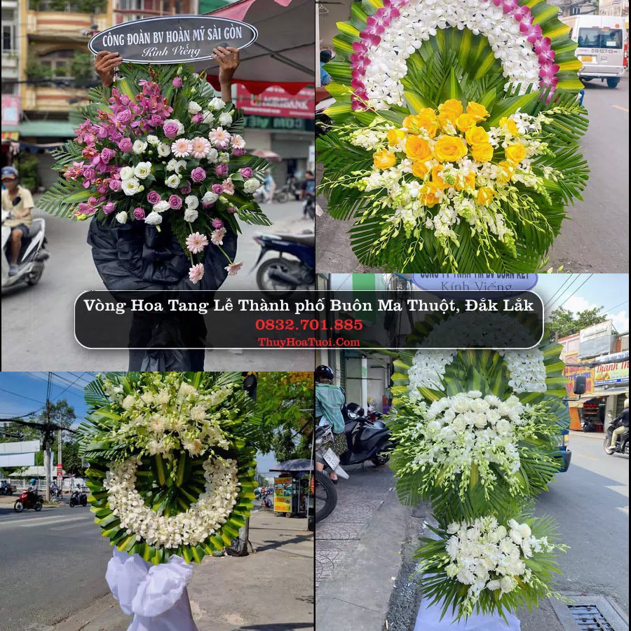 Đặt Hoa Chia Buồn tại Thành phố Buôn Ma Thuột, Đắk Lắk (Cũ)