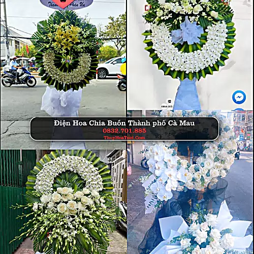 Đặt Vòng Hoa Tang Lễ tại Thành phố Cà Mau (Cũ)