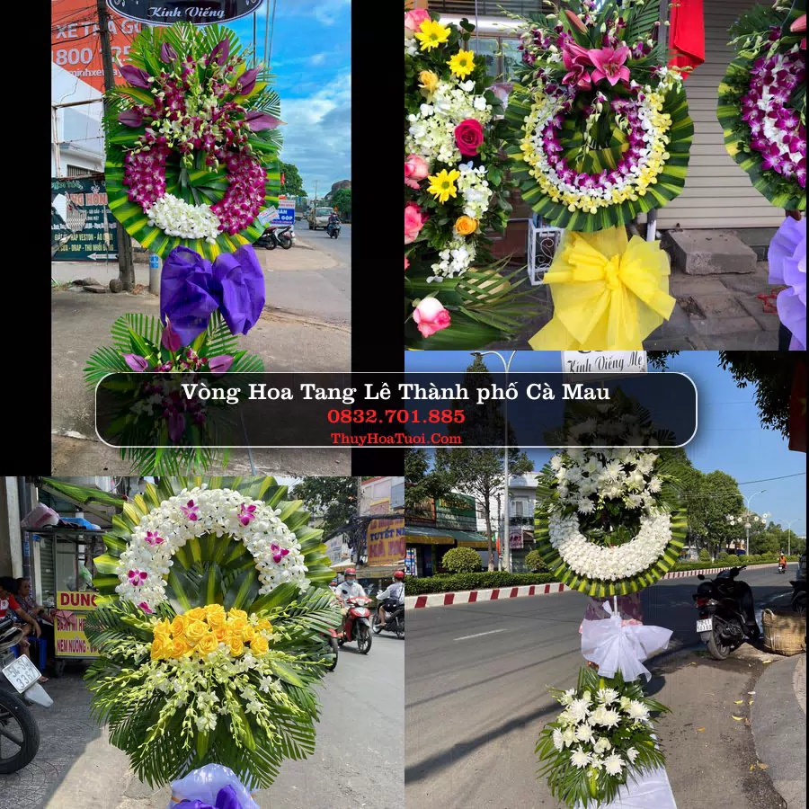 Kệ hoa tang lễ giao tại Thành phố Cà Mau, Cà Mau