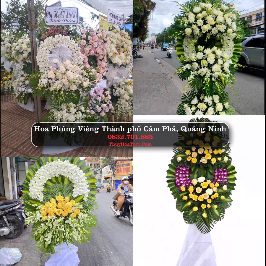 Đặt Hoa Chia Buồn tại Thành phố Cẩm Phả, Quảng Ninh (Cũ)