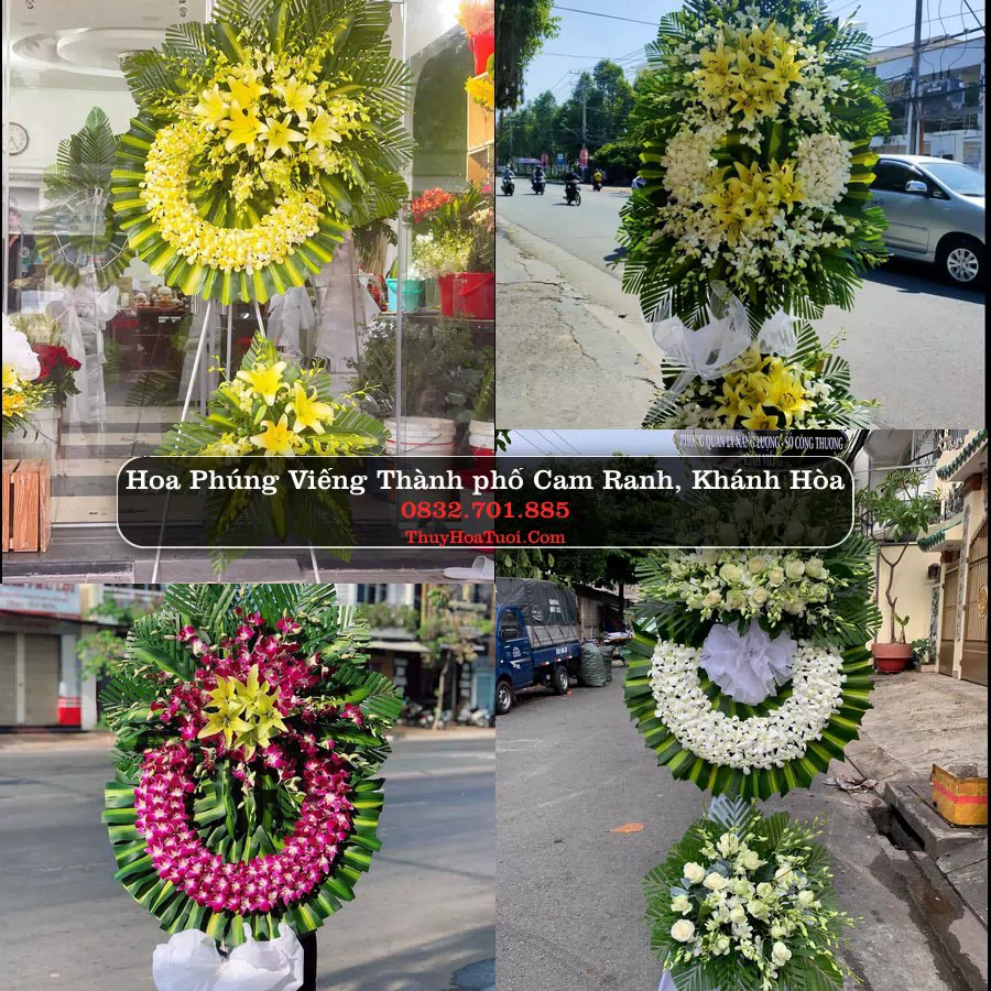 Kệ hoa tang lễ giao tại Thành phố Cam Ranh, Khánh Hòa