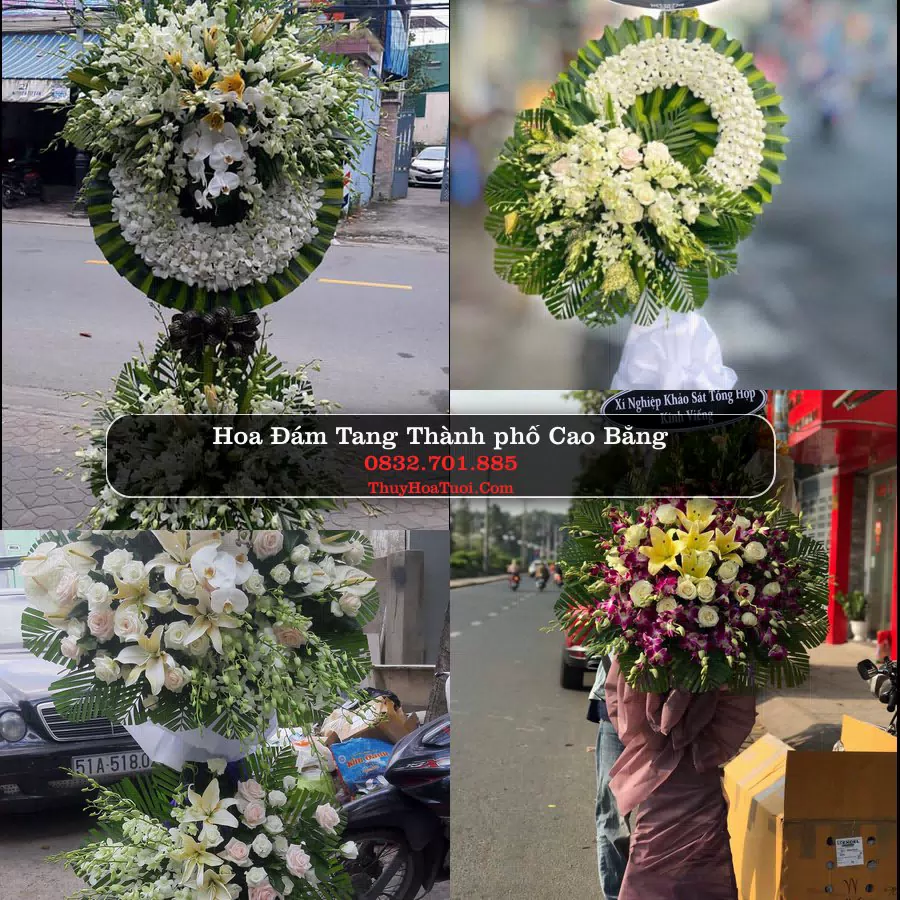 Đặt Hoa Đám Tang tại Thành phố Cao Bằng (Cũ)