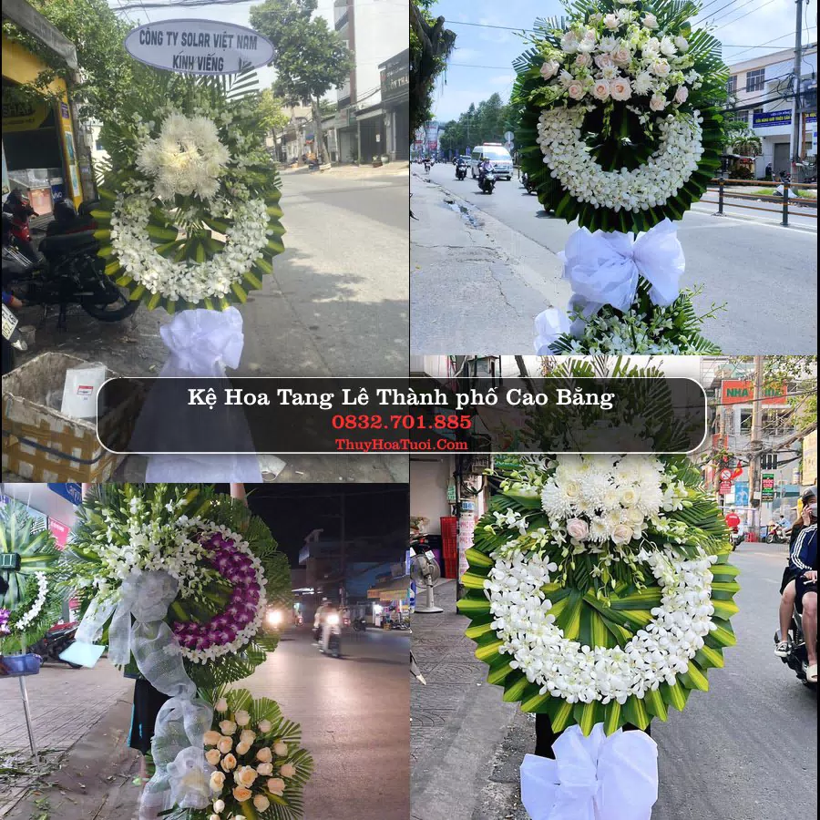 Vòng hoa chia buồn Thành phố Cao Bằng - ThuyHoaTuoi.Com