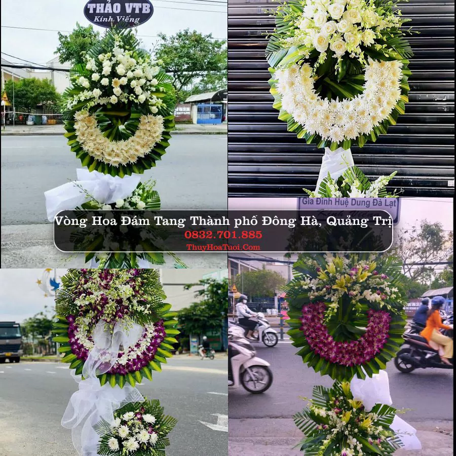 Vòng Hoa Tang Lễ tại Thành phố Đông Hà, Quảng Trị (Cũ)