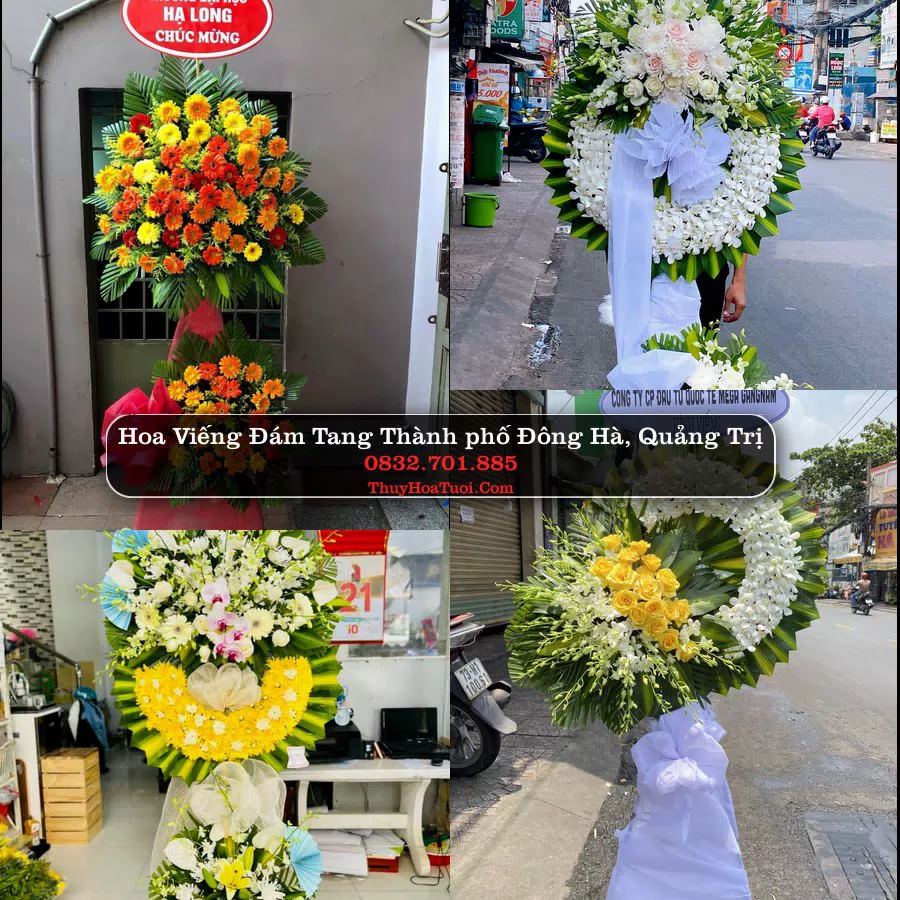 Vòng hoa chia buồn Thành phố Đông Hà, Quảng Trị - ThuyHoaTuoi.Com