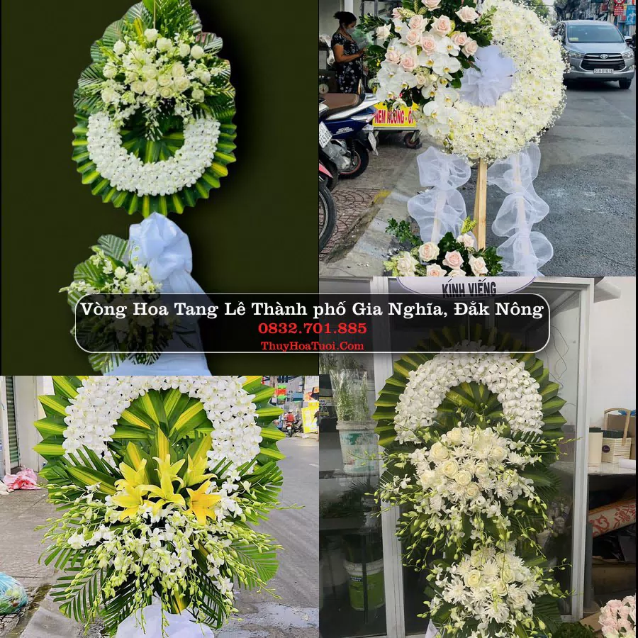 Vòng hoa chia buồn Thành phố Gia Nghĩa, Đắk Nông - ThuyHoaTuoi.Com