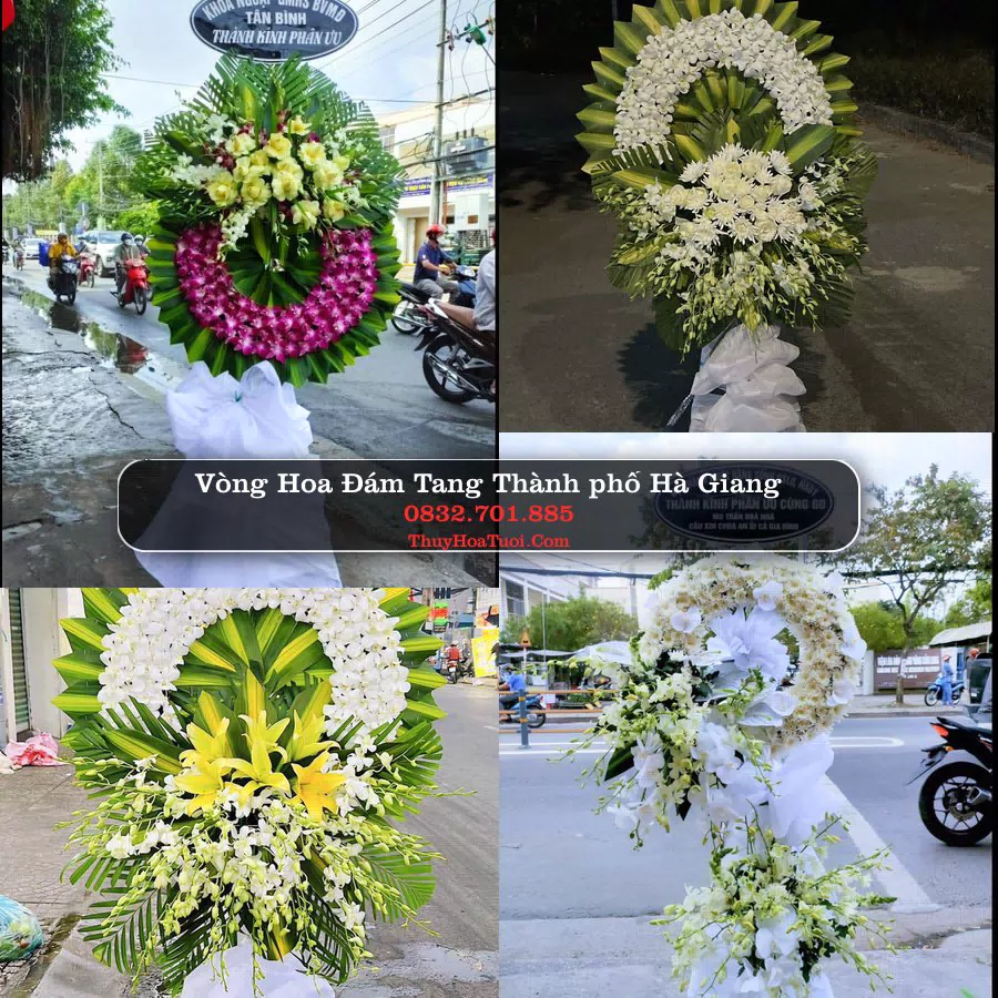 Vòng Hoa Tang Lễ tại Thành phố Hà Giang (Cũ)