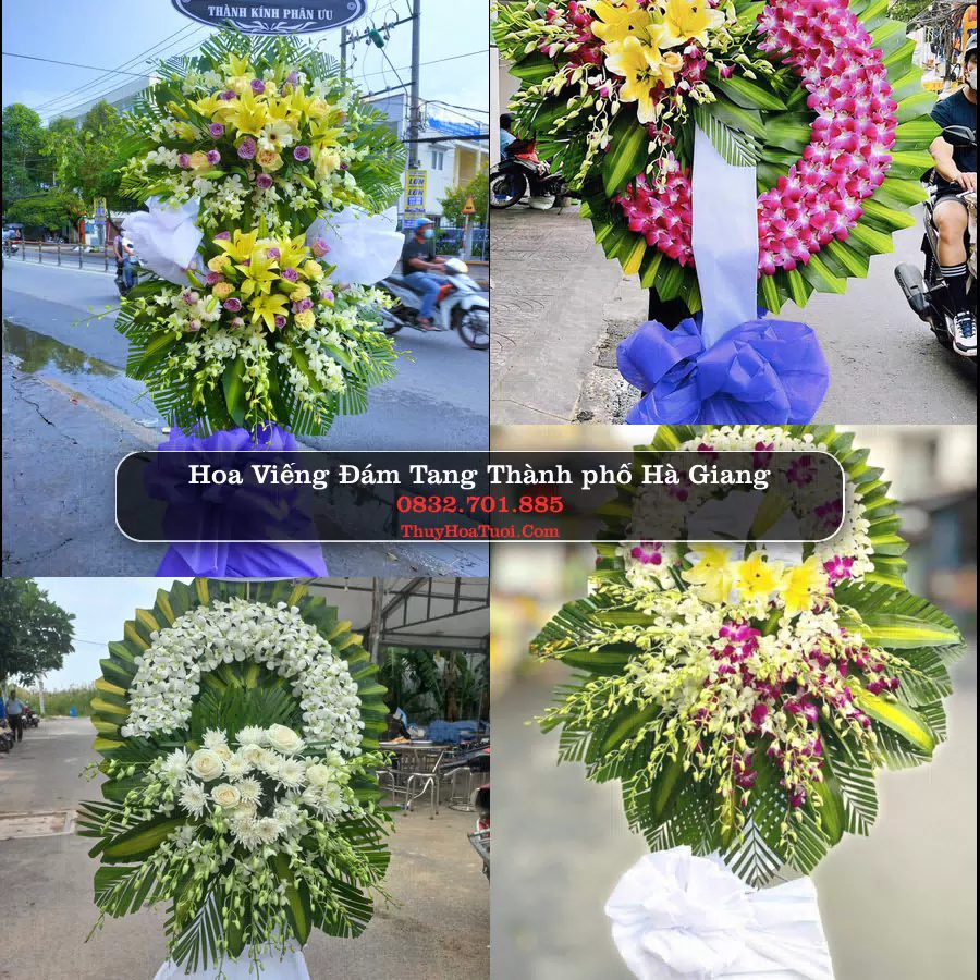 Vòng hoa chia buồn Thành phố Hà Giang - ThuyHoaTuoi.Com