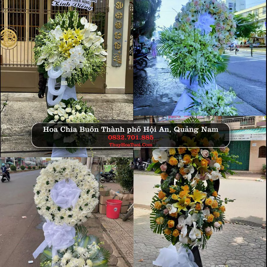 Vòng hoa chia buồn Thành phố Hội An, Quảng Nam - ThuyHoaTuoi.Com