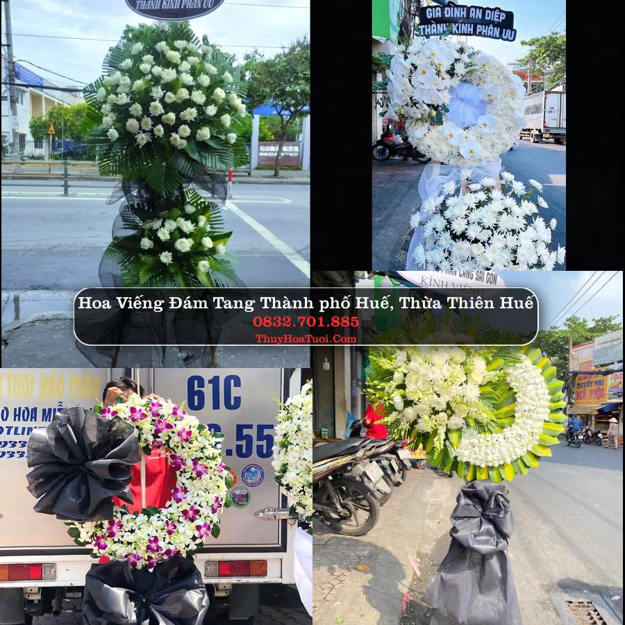 Vòng hoa chia buồn Thành phố Huế, Thừa Thiên Huế - ThuyHoaTuoi.Com