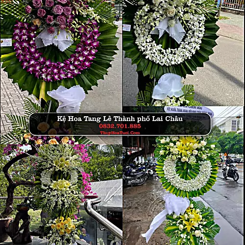 Vòng Hoa Tang Lễ tại Thành phố Lai Châu (Cũ)