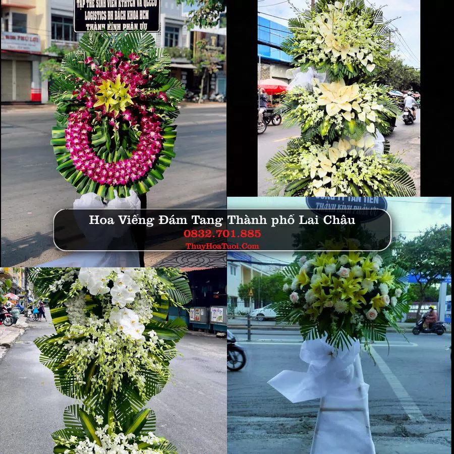 Vòng hoa chia buồn Thành phố Lai Châu - ThuyHoaTuoi.Com
