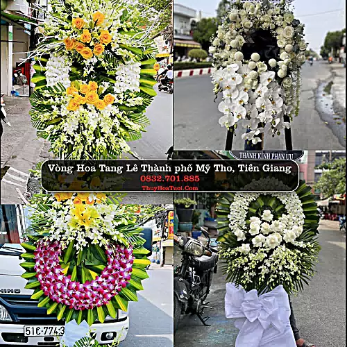 Vòng Hoa Tang Lễ tại Thành phố Mỹ Tho, Tiền Giang (Cũ)