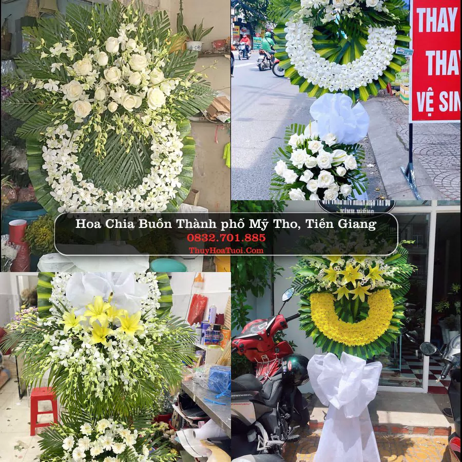 Kệ hoa tang lễ giao tại Thành phố Mỹ Tho, Tiền Giang