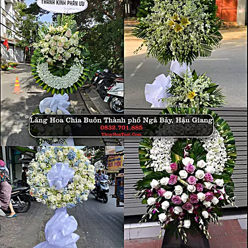 Vòng Hoa Tang Lễ tại Thành phố Ngã Bảy, Hậu Giang (Cũ)