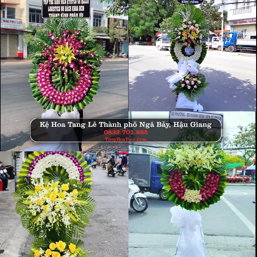 Vòng hoa chia buồn Thành phố Ngã Bảy, Hậu Giang - ThuyHoaTuoi.Com