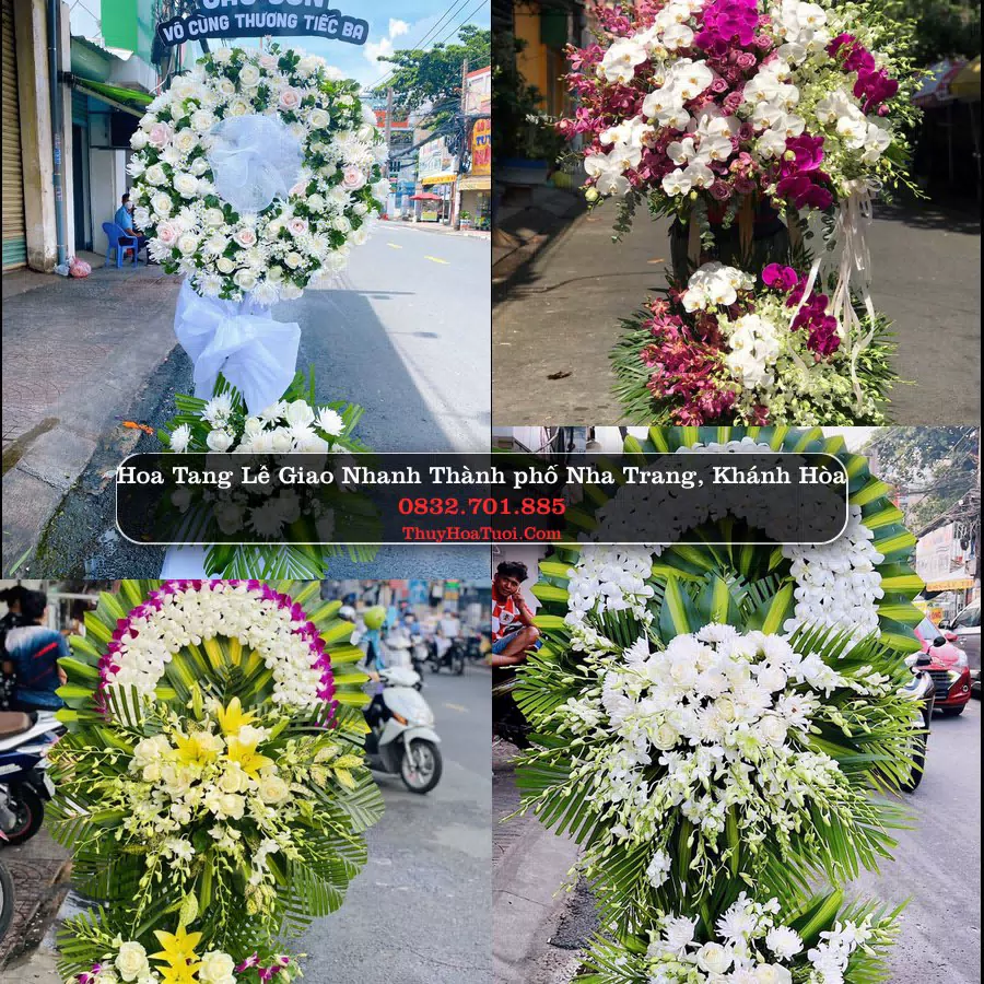 Vòng hoa chia buồn Thành phố Nha Trang, Khánh Hòa - ThuyHoaTuoi.Com