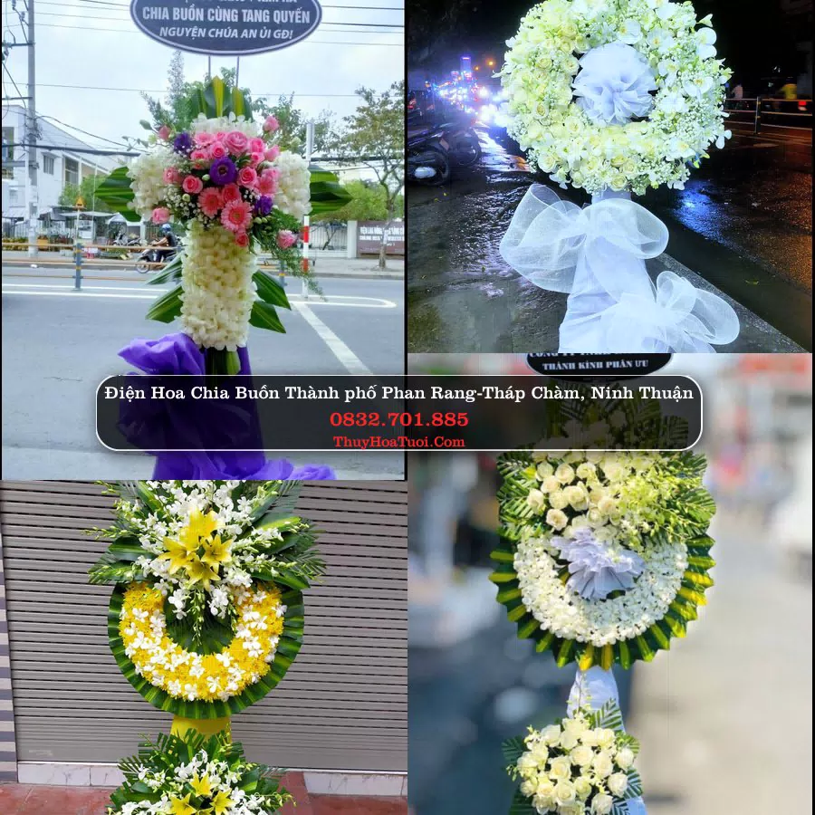 Hoa Chia Buồn tại Thành phố Phan Rang-Tháp Chàm, Ninh Thuận (Cũ)
