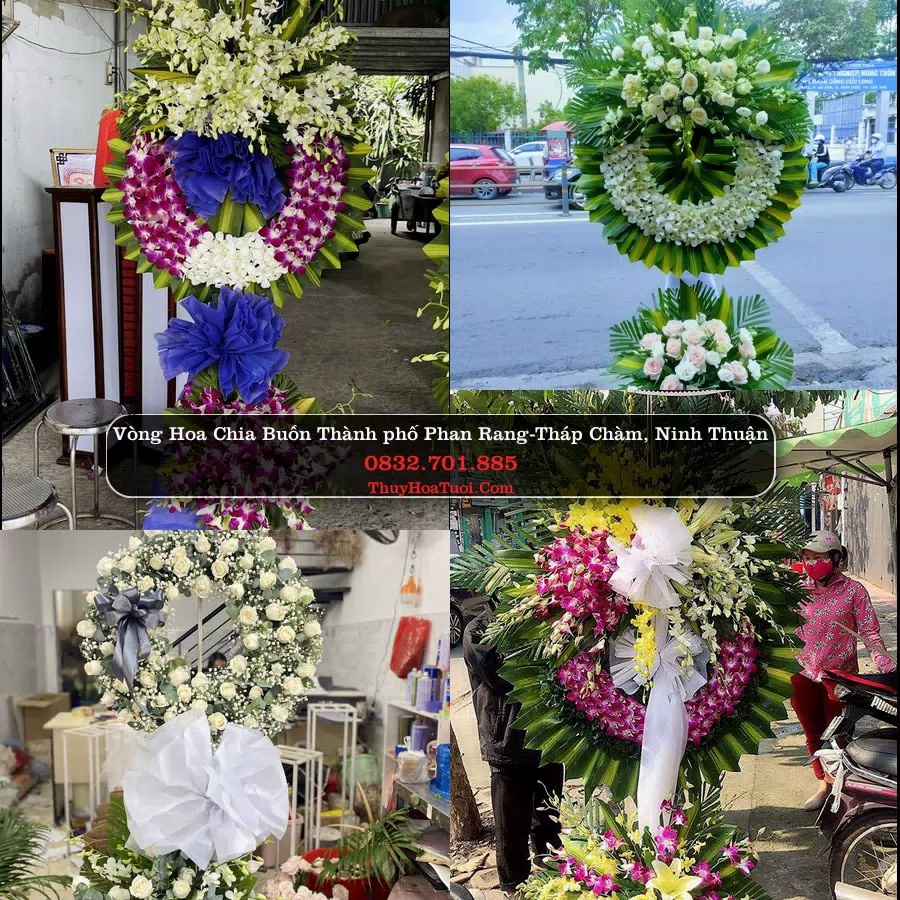 Kệ hoa tang lễ giao tại Thành phố Phan Rang-Tháp Chàm, Khánh Hòa