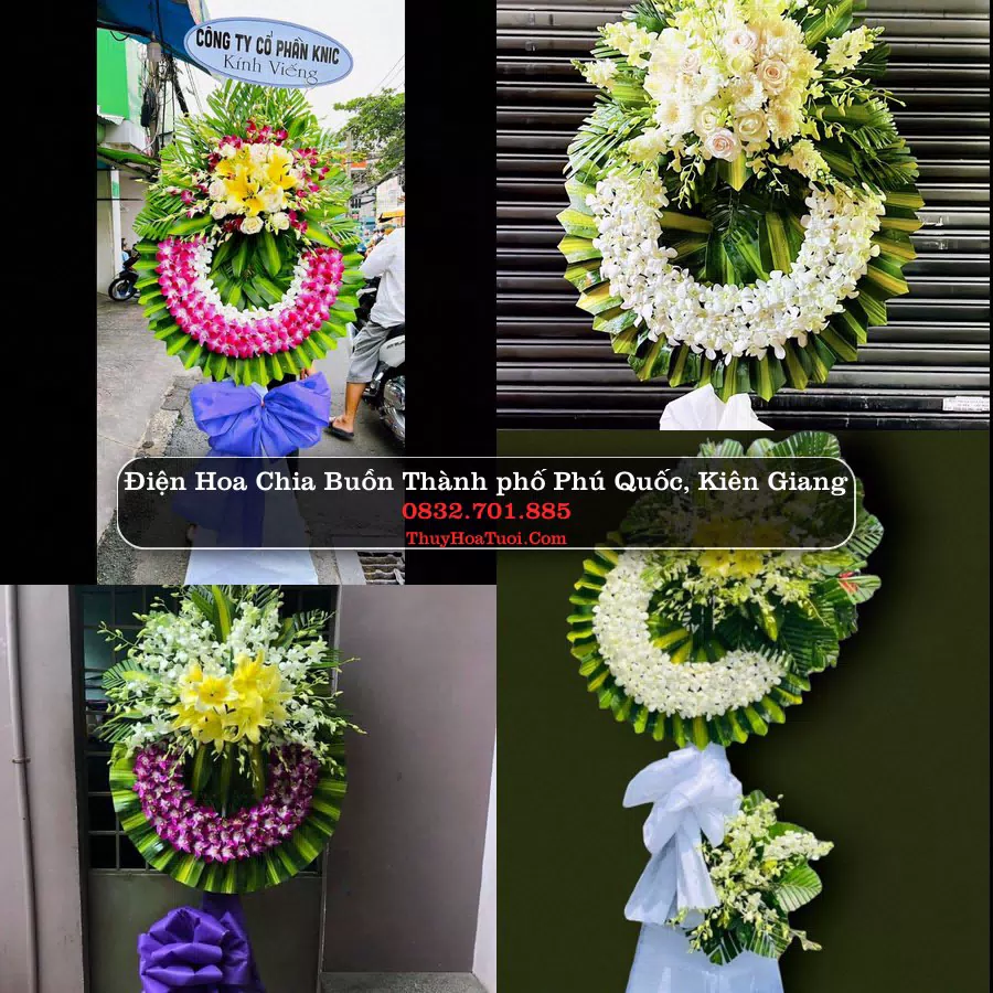 Vòng Hoa Tang Lễ tại Thành phố Phú Quốc, Kiên Giang (Cũ)