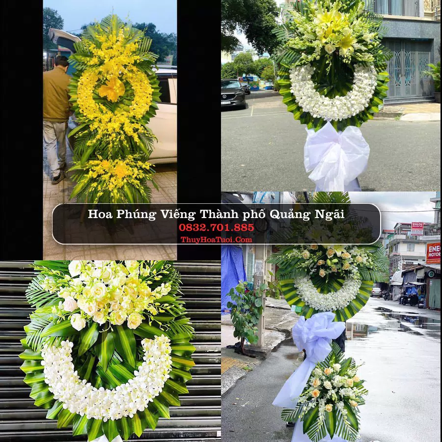 Đặt Hoa Đám Tang tại Thành phố Quảng Ngãi (Cũ)