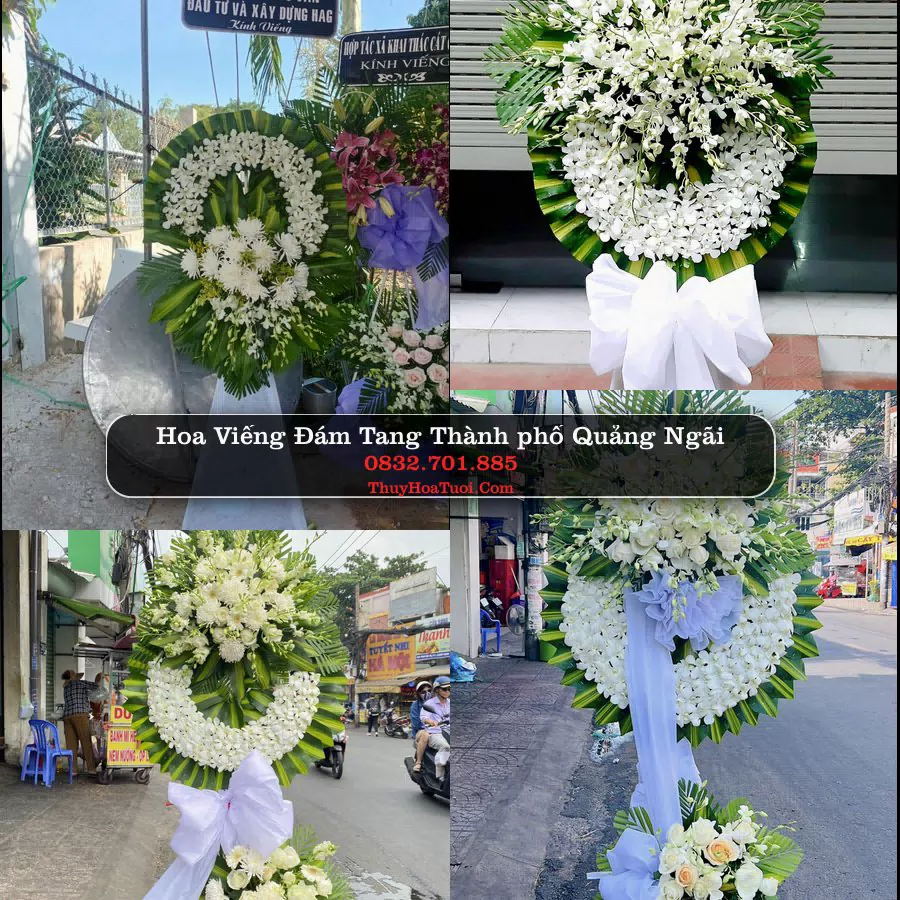 Vòng hoa chia buồn Thành phố Quảng Ngãi - ThuyHoaTuoi.Com