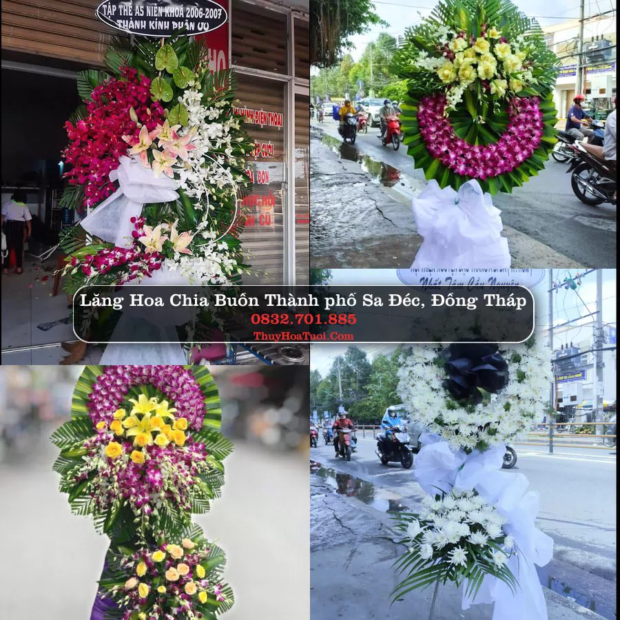 Kệ hoa tang lễ giao tại Thành phố Sa Đéc, Đồng Tháp
