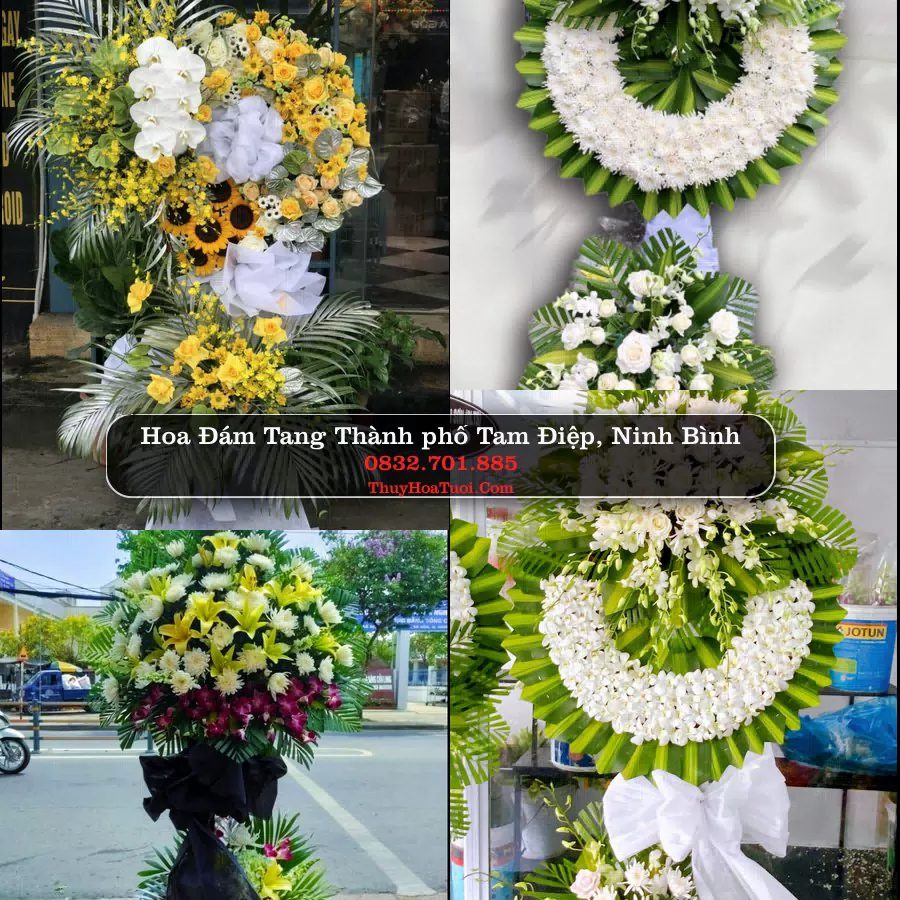 Đặt Hoa Đám Tang tại Thành phố Tam Điệp, Ninh Bình (Cũ)