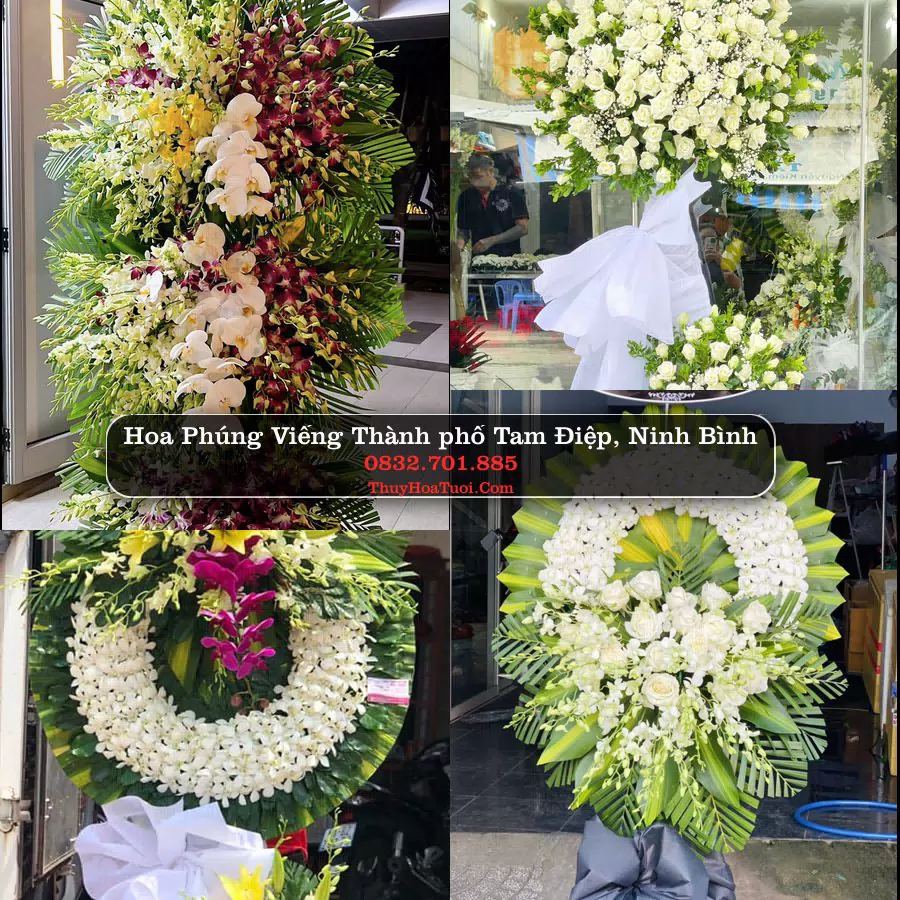 Vòng hoa chia buồn Thành phố Tam Điệp, Ninh Bình - ThuyHoaTuoi.Com